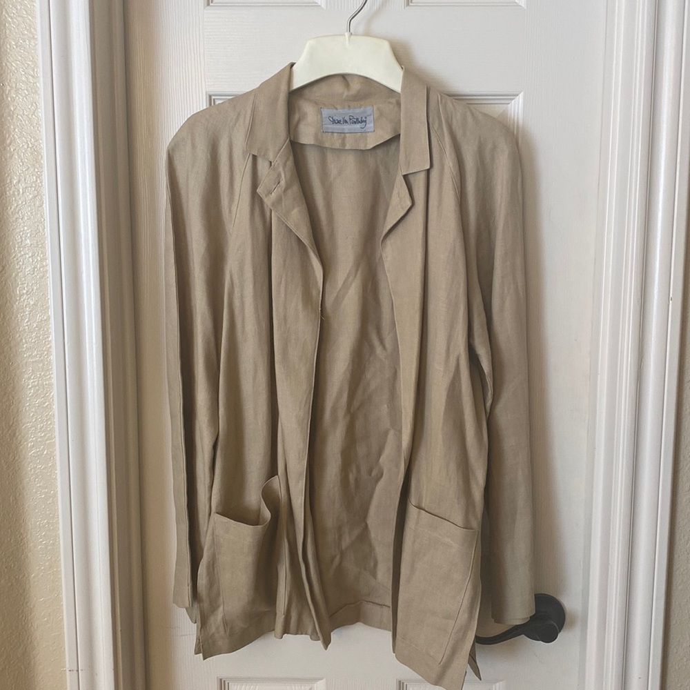 Diane Von Furstenberg Linen jacket (vintage)